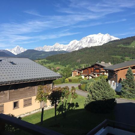 Appartement Cosy Et Chaleureux A Megeve Avec Vue Sur Le Mont Blanc Demi-Quartier Eksteriør billede