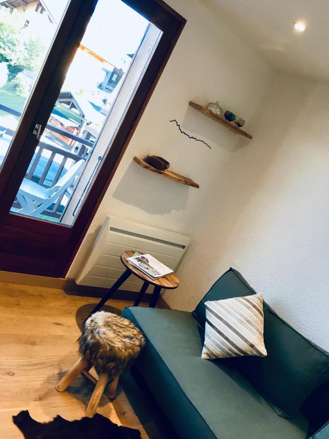Appartement Cosy Et Chaleureux A Megeve Avec Vue Sur Le Mont Blanc Demi-Quartier Eksteriør billede